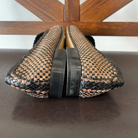 Raffaella Venturini brown and black leather loafers size 9 Eu 40 - Picture 14 of 17